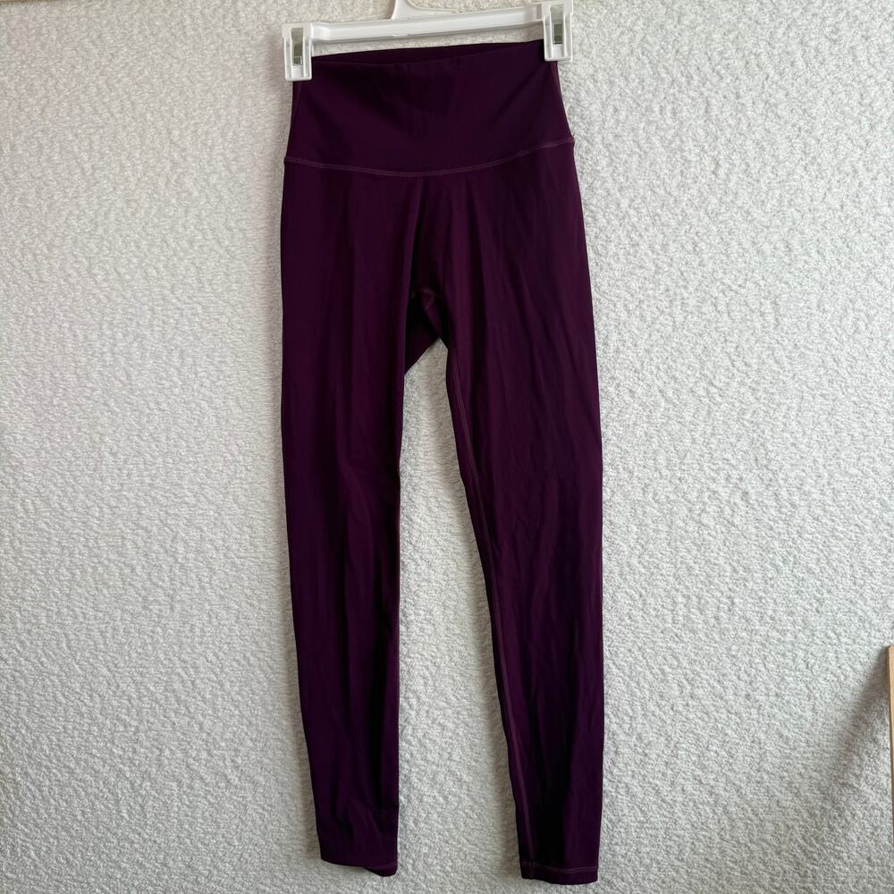 NVGTN Women’s High Waisted Seamless Workout Leggings plum size med